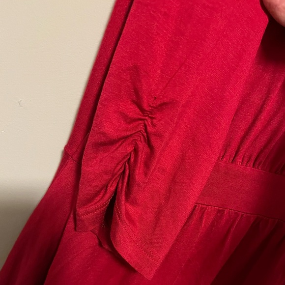 AB Studio Red Cardigan - Picture 4 of 7